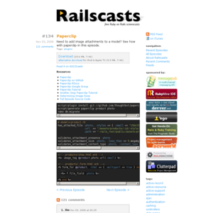 http://railscasts.com/episodes/134-paperclip